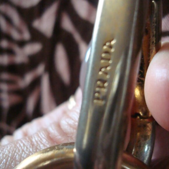 Prada purse OBO handbag shoulder bag BOHO 70's vintage vtg grandmacore hippie - Picture 8 of 14